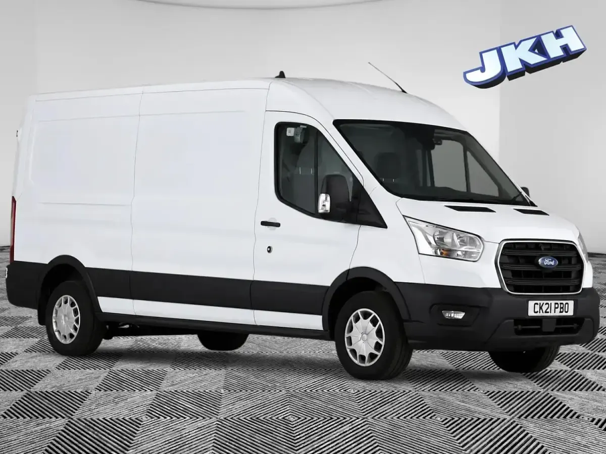 Used Ford Transit Trend 130 HP (95 kW) 2021 White Van