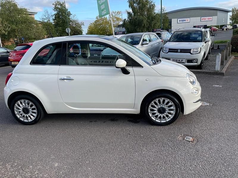 Used Fiat 500 Lounge 69 HP (50 kW) 2016 White Hatchback