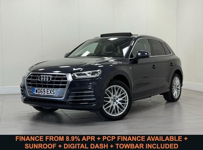 Used Audi Q5 S-Line 190 HP (139 kW) 2020 Blue SUV