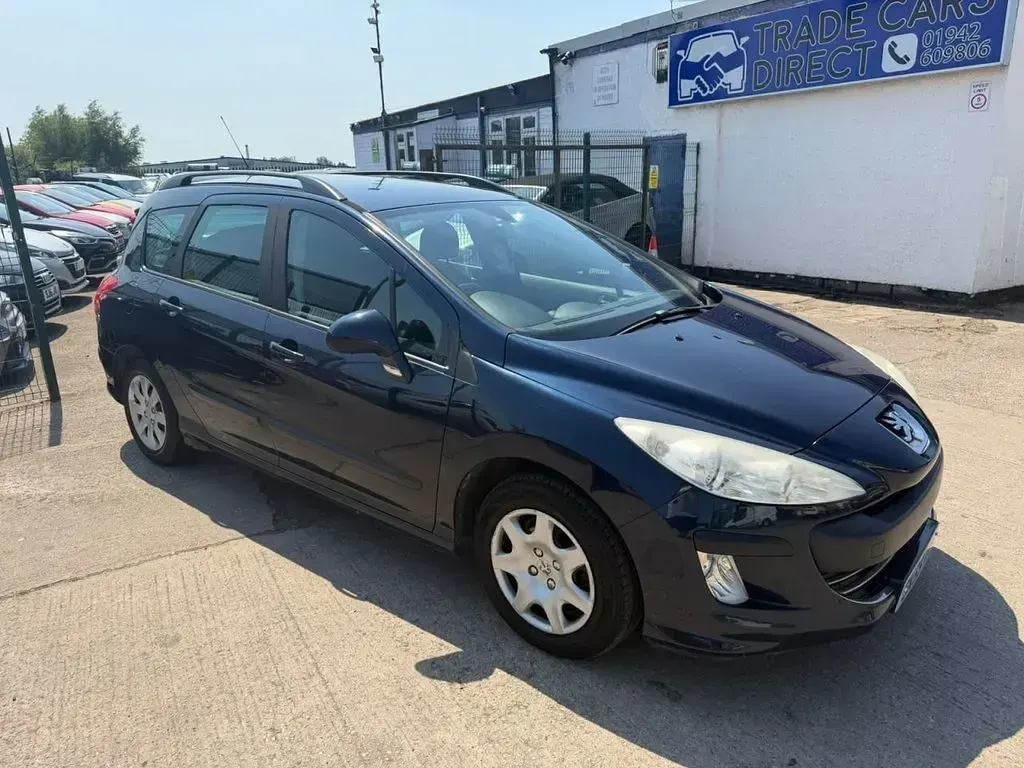 Used Peugeot 308 SW S 90 HP (66 kW) 2009 Blue Estate