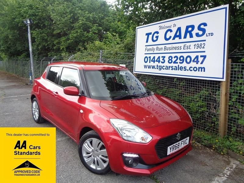 Red Used 2018 Suzuki Swift SZ-T Hatchback | £6,995 (Fair price) - Image 1/4