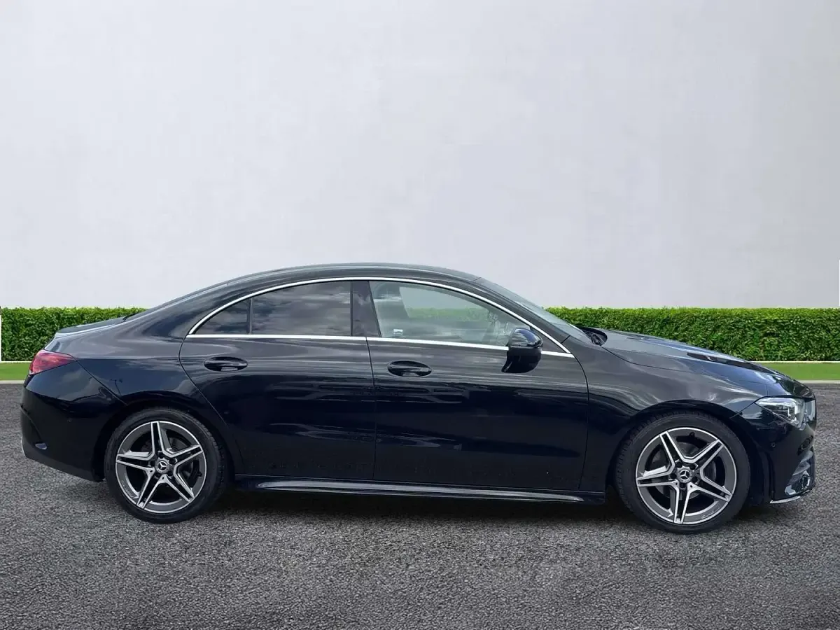 Used Mercedes CLA180 AMG line 136 HP (100 kW) 2019 Black Coupe