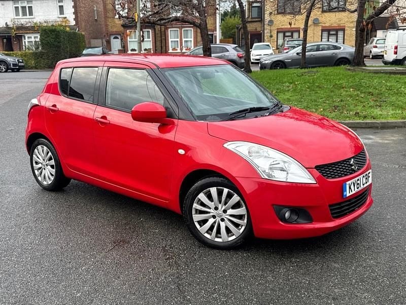 Red Used 2011 Suzuki Swift SZ4 Hatchback | £3,525 (Fair price) - Image 1/4