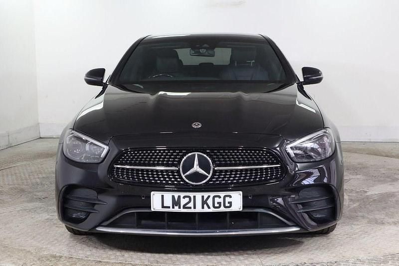 Used Mercedes E300 AMG line 2021 Black Sedan