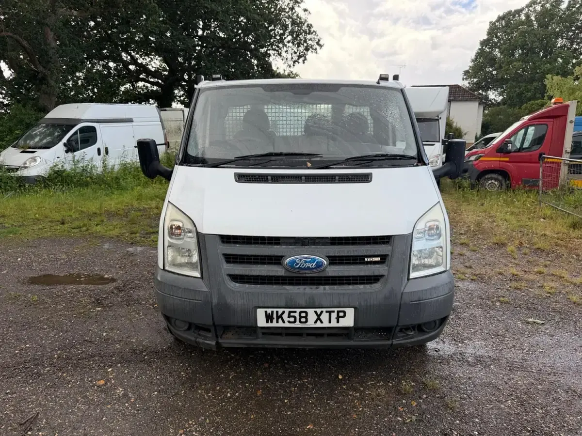 Used Ford Transit 115 HP (84 kW) 2008 White Cabriolet