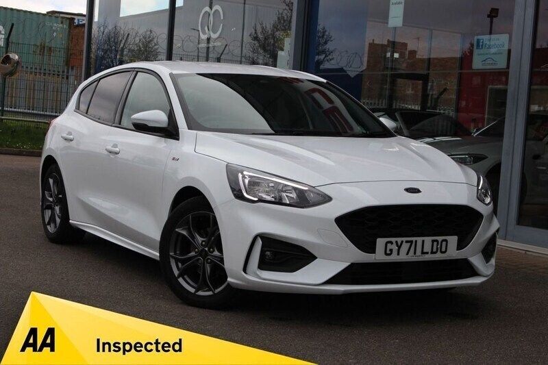 White Used 2021 Ford Focus ST-Line Hatchback | £13,795 (Fair price) - Image 1/4