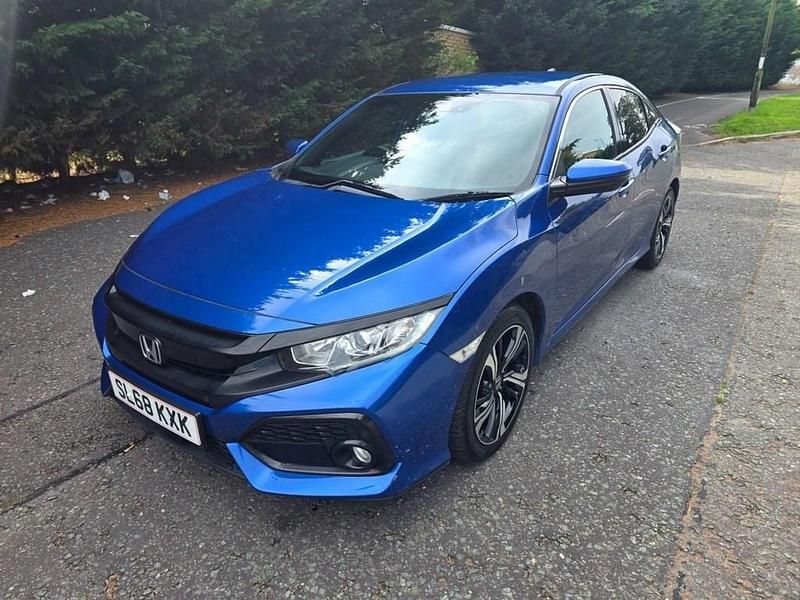 Used Honda Civic SR 126 HP (92 kW) 2018 Blue Hatchback
