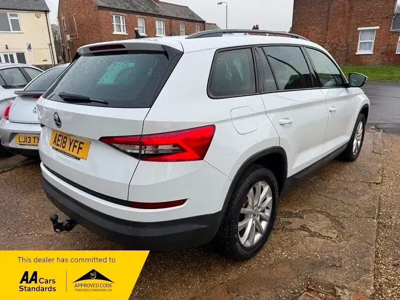 Used Skoda Kodiaq SE 147 HP (108 kW) 2018 White SUV