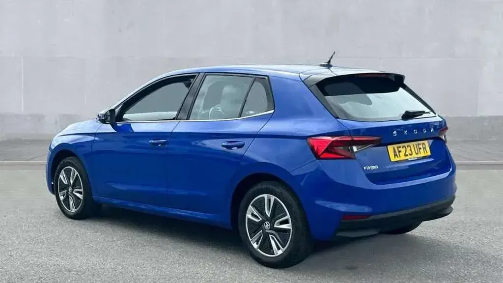Used Skoda Fabia SE L 110 HP (80 kW) 2023 Blue Hatchback
