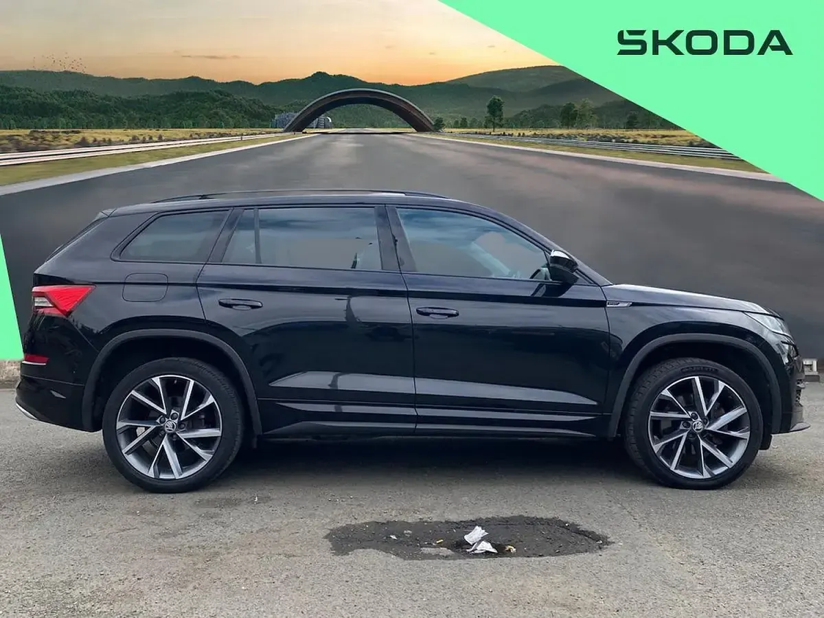 Used Skoda Kodiaq SportLine 190 HP (139 kW) 2021 Black SUV