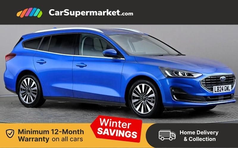 Blue Used 2023 Ford Focus Titanium X Estate | £19,697 (A bit pricey) - Image 1/3