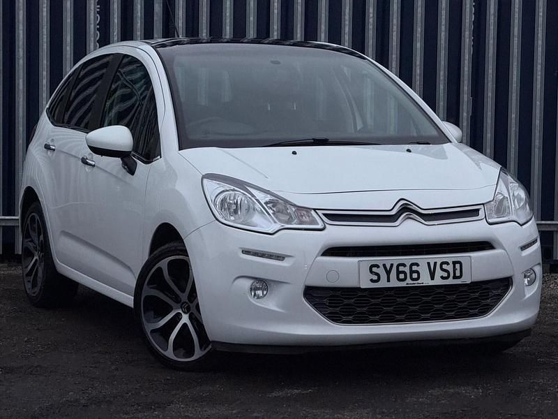 White Used 2016 Citroën C3 Platinum Hatchback | £4,295 (Good price) - Image 1/3