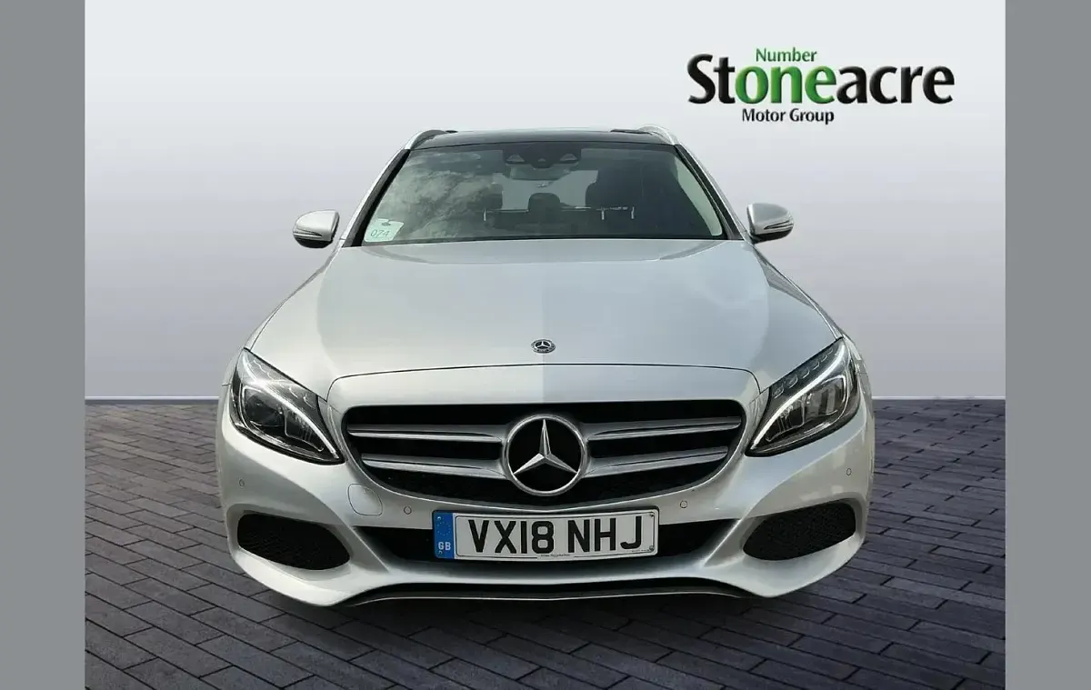 Used Mercedes C220 Premium 168 HP (123 kW) 2018 Silver Estate