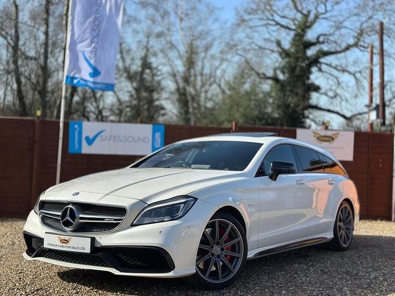 Used Mercedes CLS63 AMG Shooting Brake AMG 575 HP (422 kW) 2015 White Estate
