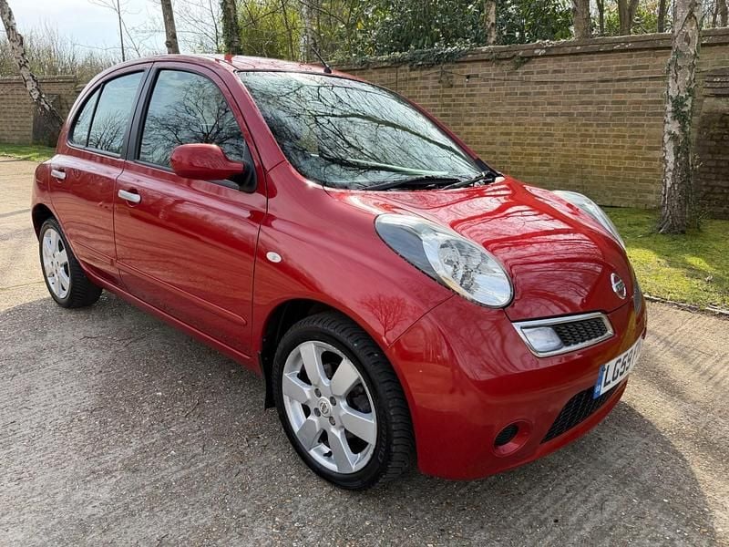 Used Nissan Micra Acenta 88 HP (64 kW) 2009 Red Hatchback