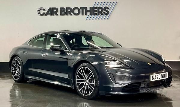 Grey Used 2020 Porsche Taycan Sedan | £43,995 (Fair price) - Image 1/4