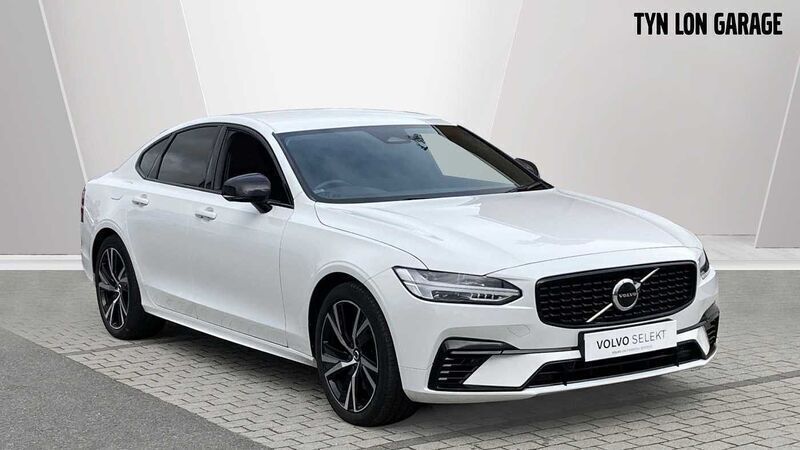 White Used 2022 Volvo S90 R-Design Sedan | £28,991 (Expensive) - Image 1/3