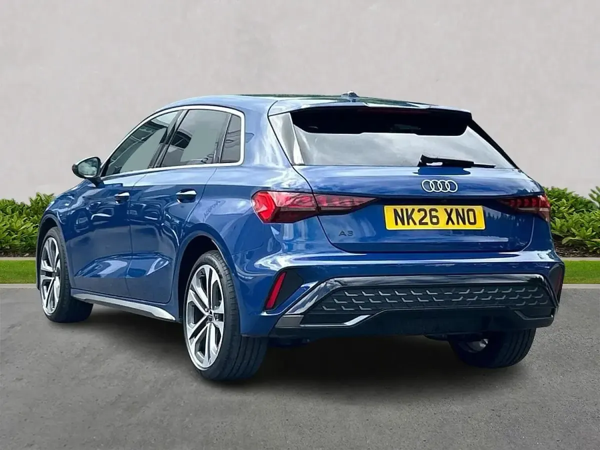 New Audi A3 Sportback S-Line 204 HP (150 kW) 2026 Blue Hatchback