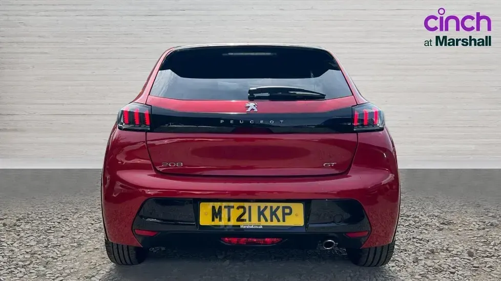 Used Peugeot 208 GTi 100 HP (73 kW) 2021 Red Hatchback