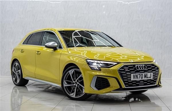Yellow Used 2020 Audi S3 Sportback Design Hatchback | £27,985 - Image 1/1