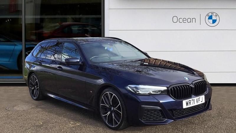 Used BMW 520 M Sport 187 HP (137 kW) 2022 Blue Estate