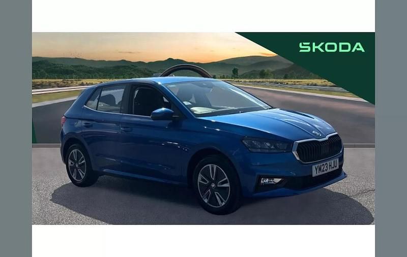 Blue Used 2023 Skoda Fabia SE L Hatchback | £14,555 (Fair price) - Image 1/4