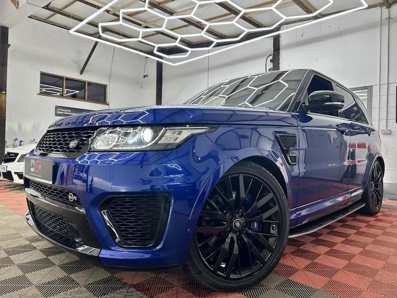Used Land Rover Range Rover Sport SVR 550 HP (404 kW) 2017 Blue SUV
