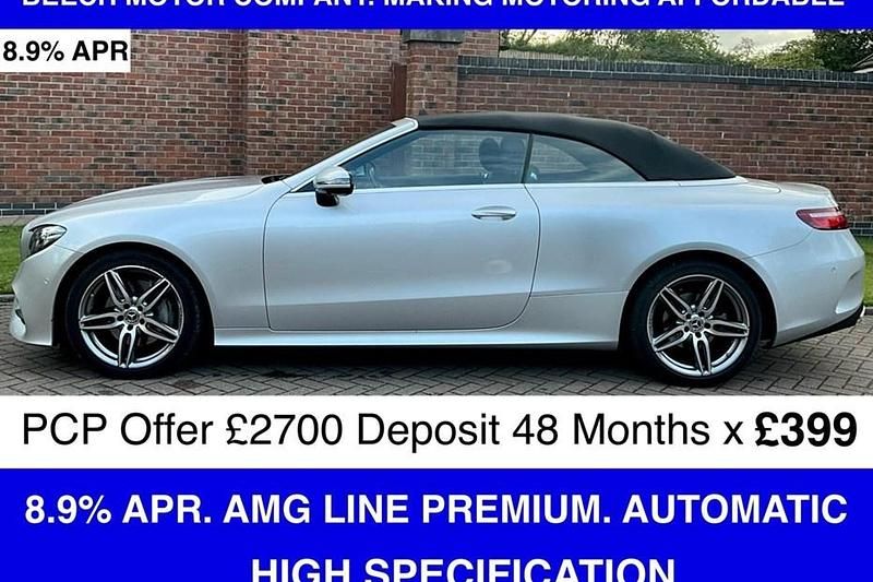 Silver Used 2020 Mercedes E220 AMG Line Premium Cabriolet | £26,500 (Fair price) - Image 1/1