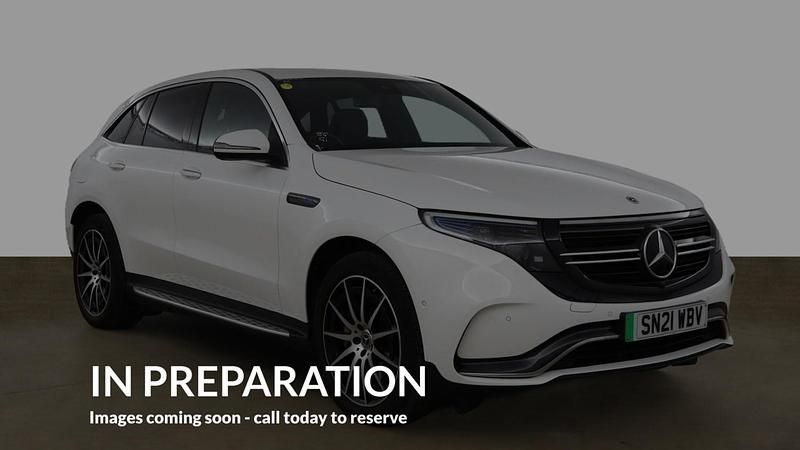 White Used 2021 Mercedes EQC400 AMG line SUV | £22,620 (Fair price) - Image 1/4