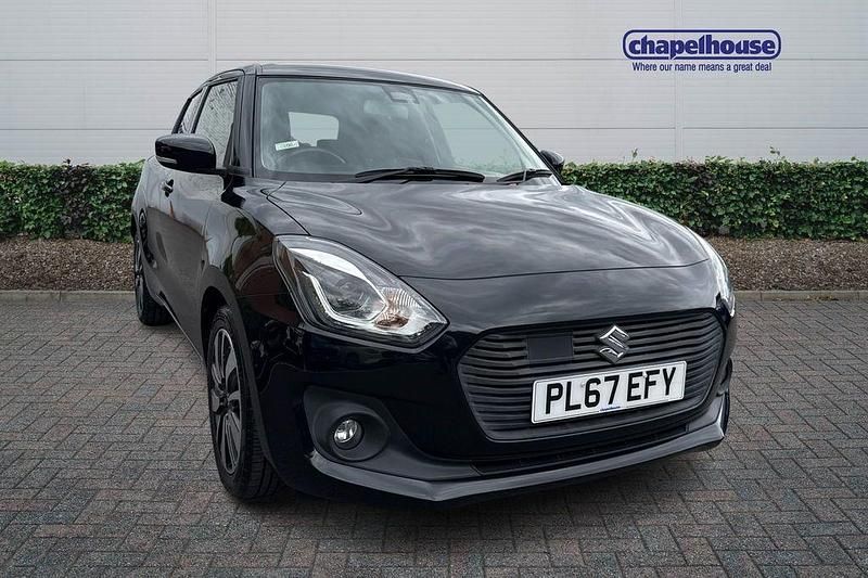 Black Used 2018 Suzuki Swift SZ5 Hatchback | £8,795 (A bit pricey) - Image 1/4
