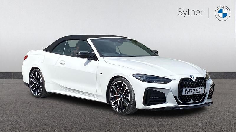 White Used 2022 BMW 420 M Sport Cabriolet | £32,000 (Fair price) - Image 1/4