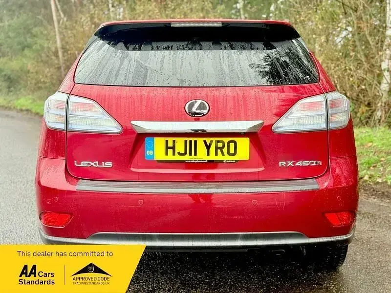 Used Lexus RX450h 2011 Red SUV