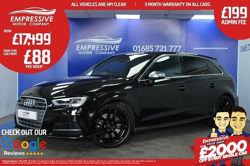 Black Used 2017 Audi S3 Sportback Design Hatchback | £17,499 - Image 1/4