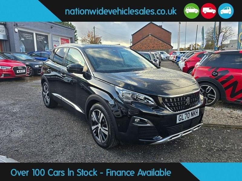 Black Used 2020 Peugeot 3008 Allure Hatchback | £14,711 (Fair price) - Image 1/4