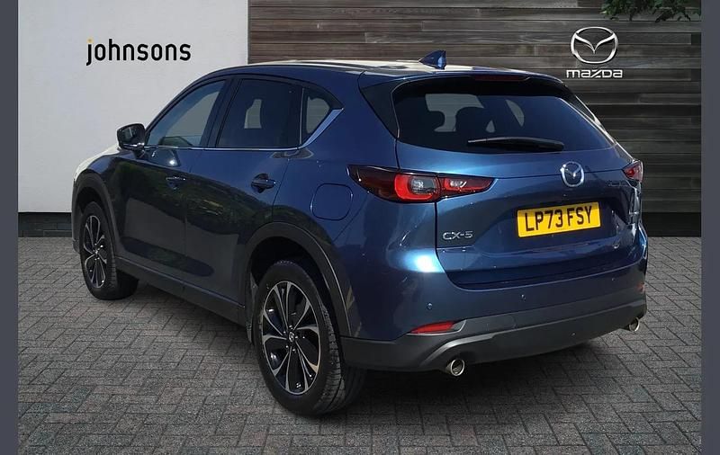 Second-hand Mazda CX-5 Exclusive-Line 165 CP (121 kW) 2024 Albastru SUV