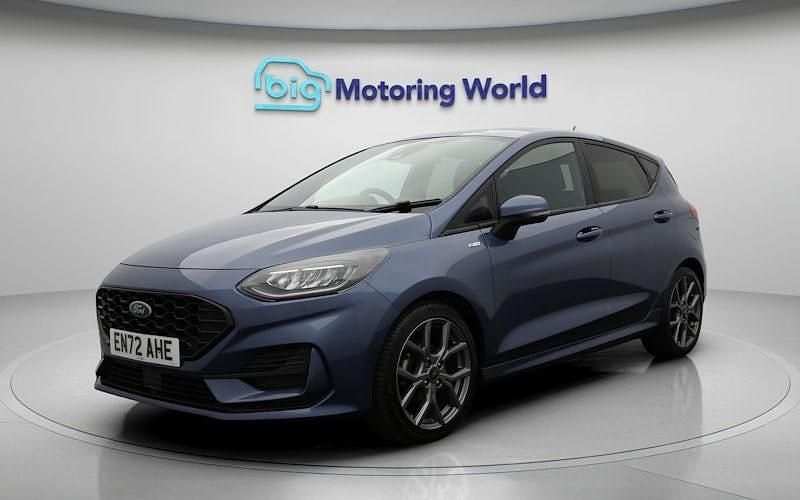 Used Ford Fiesta ST-Line 101 HP (74 kW) 2022 Blue Hatchback