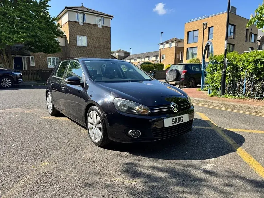 Used VW Golf VI SE 122 HP (89 kW) 2010 Black Hatchback