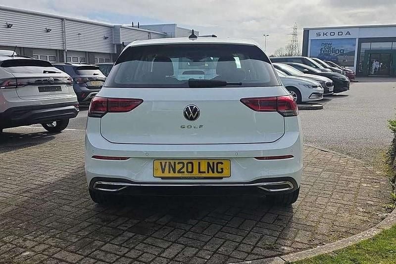 Used VW Golf VII Style 2020 White Hatchback