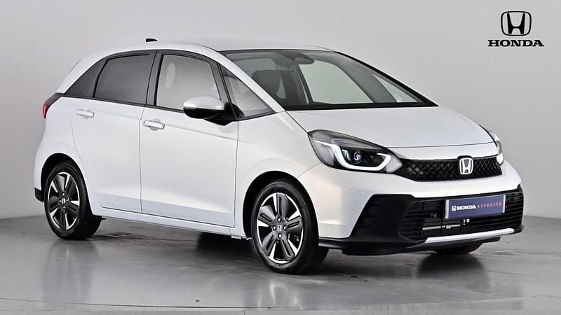 Premium sunlight white New 2025 Honda Jazz Advance Hatchback | £23,950 (Super price) - Image 1/4