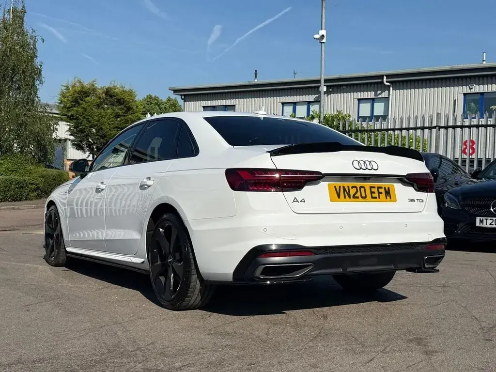 Used Audi A4 Black Edition 2020 White Sedan