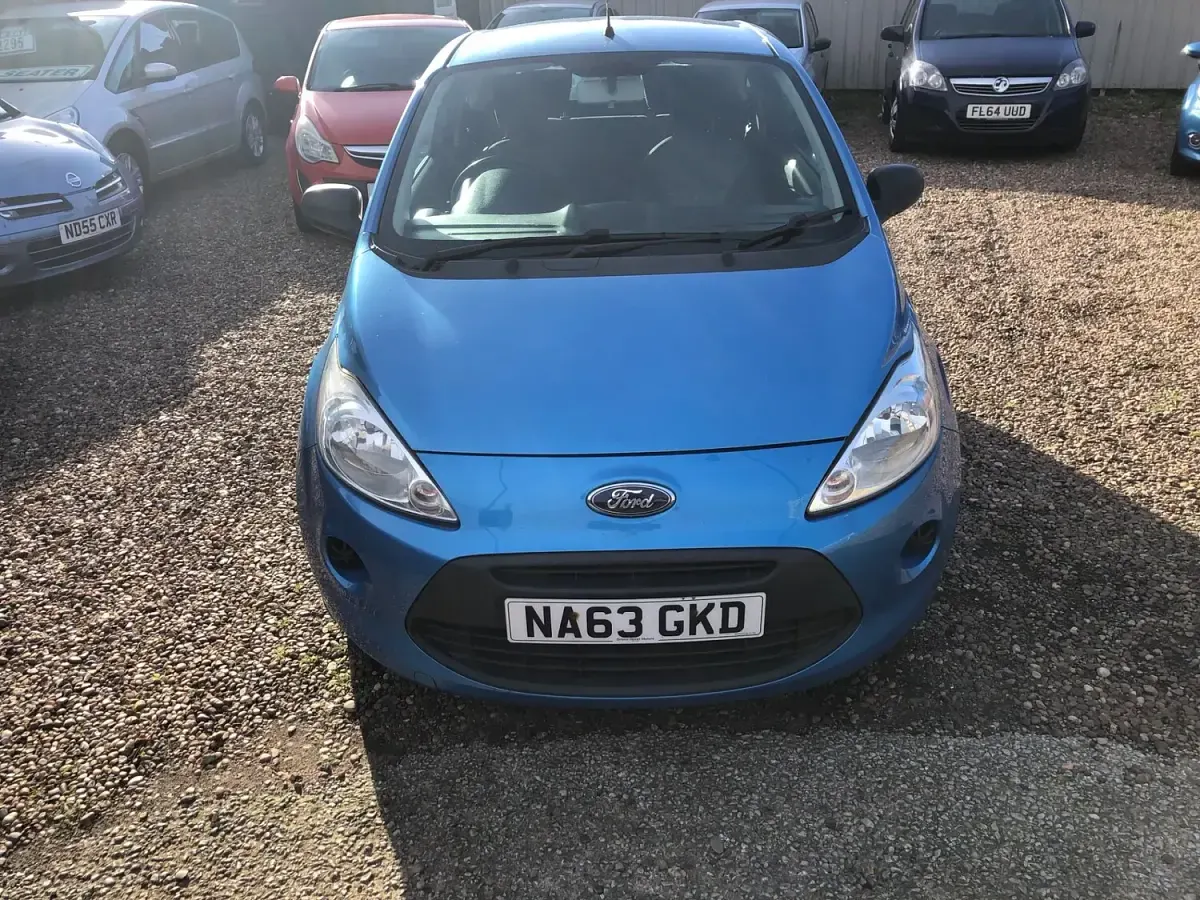 Used Ford Ka Studio 69 HP (50 kW) 2014 Blue Hatchback