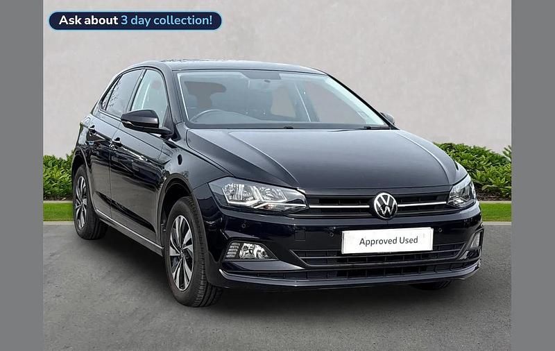 Used VW Polo Match 80 HP (58 kW) 2021 Black Hatchback