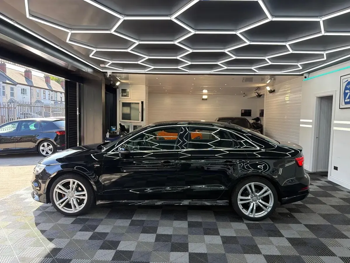 Used Audi A3 S-Line 150 HP (110 kW) 2019 Black Sedan