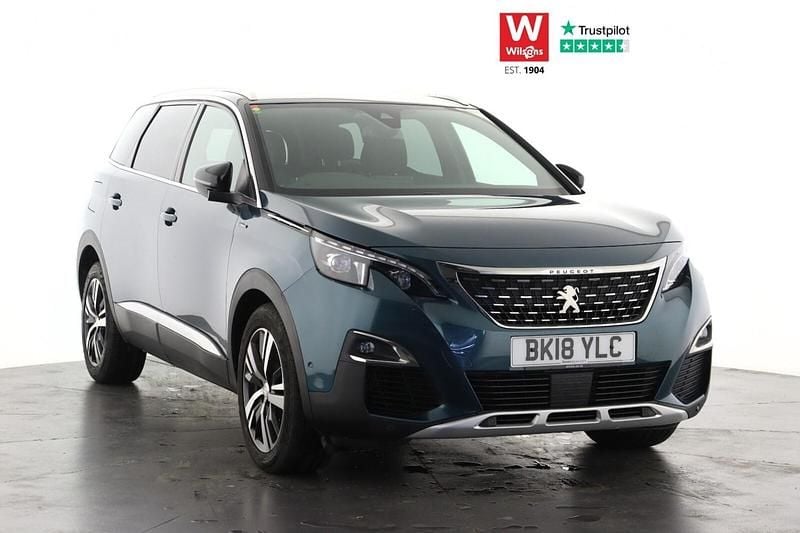 Green Used 2018 Peugeot 5008 GT-line MPV | £14,499 (Fair price) - Image 1/4