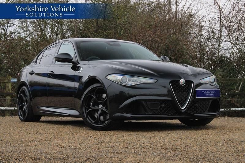 Used Alfa Romeo Giulia Quadrifoglio 510 HP (375 kW) 2017 Black Sedan