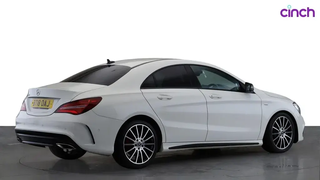 Used Mercedes CLA220 2018 White Coupe