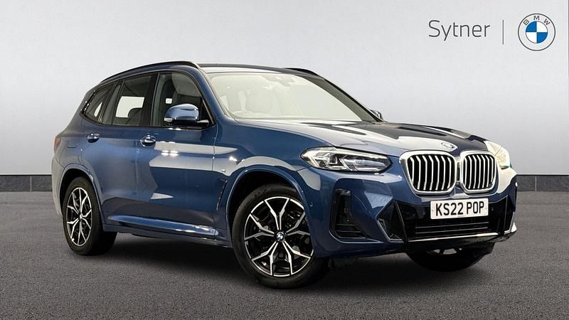 Blue Used 2022 BMW X3 M Sport SUV | £35,000 (Good price) - Image 1/4