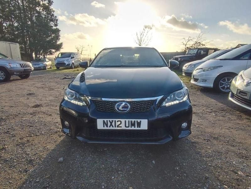 Used Lexus CT200h Sport Line 135 HP (99 kW) 2012 Black Hatchback