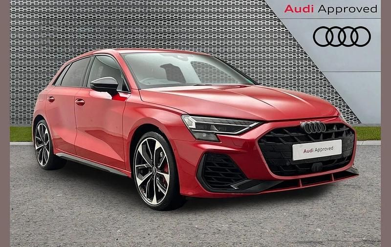 Red Used 2025 Audi S3 Sportback Black Edition Hatchback | £39,995 (Good price) - Image 1/4