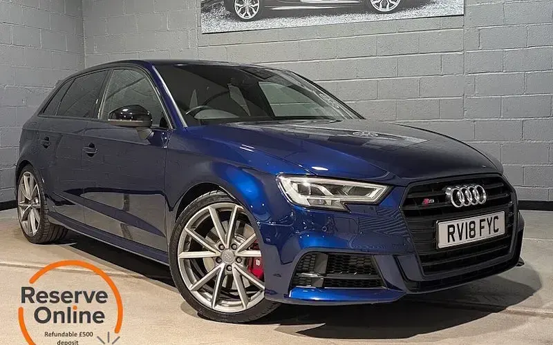 Begagnad Audi S3 Sportback Black Edition 310 HK (228 kW) 2018 Halvkombi